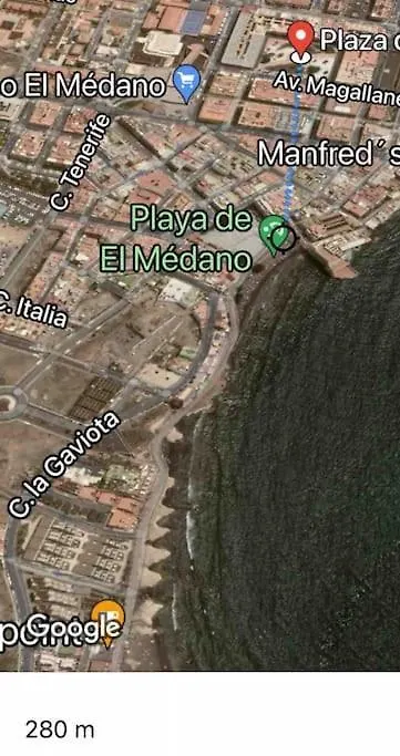 Yellow Sail Medano 2 Dormtiorios Con Parking El Medano  Apartment